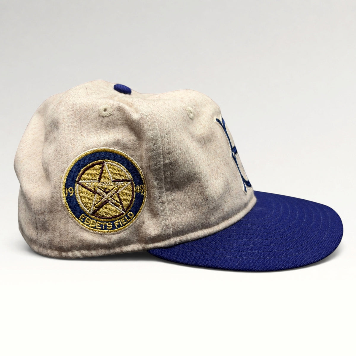 Brooklyn Dodgers Ebbets Field New Era 59FIFTY Fitted Hat Size 7 1/2 photo 5