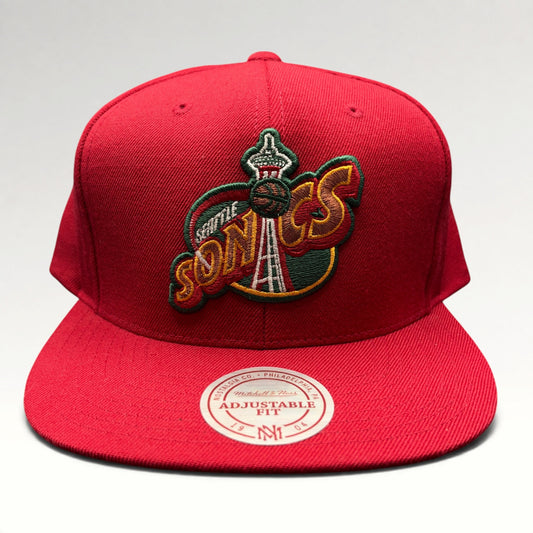 Seattle SuperSonics Mitchell & Ness Hardwood Classics Snapback Hat photo 1
