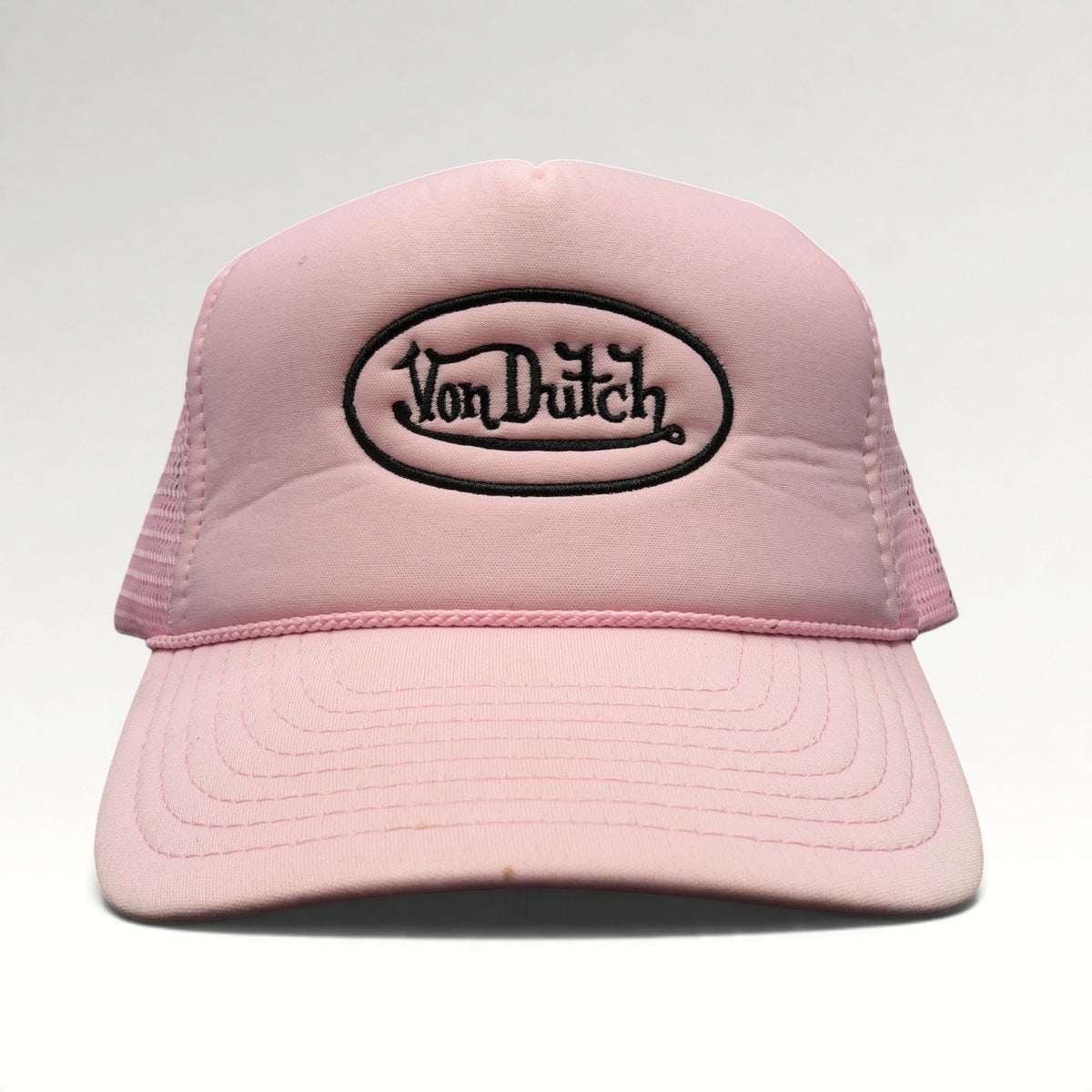 Von Dutch Vintage Pink Snapback Trucker Hat, photo 1