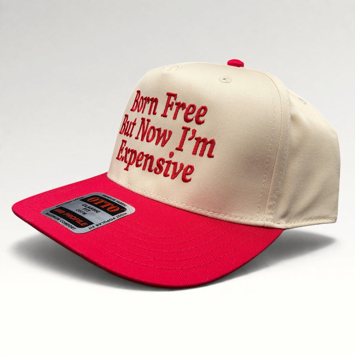 Born Free But Now I'm Expensive OTTO Snapback Hat, photo 3
