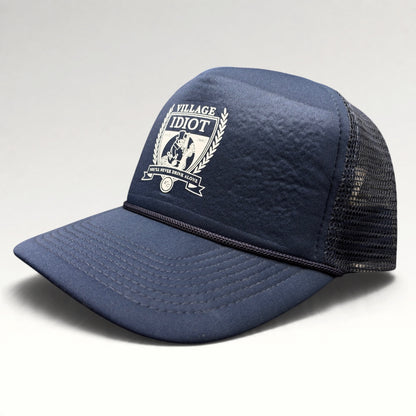 Village Idiot You'll Never Drink Alone Rope Front Snapback Trucker Hat, photo 3