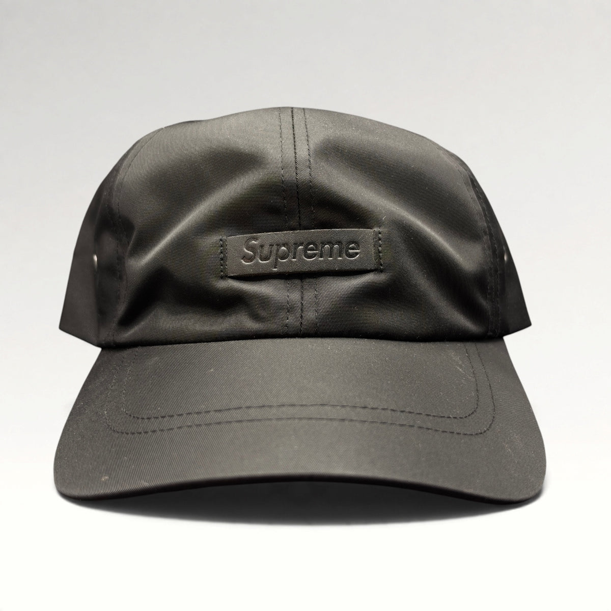 Supreme Leather Patch Camp Strapback Hat