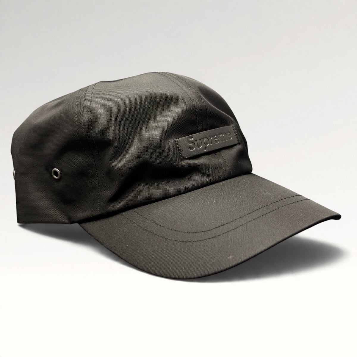 Supreme Leather Patch Camp Strapback Hat