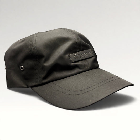 Supreme Leather Patch Camp Strapback Hat