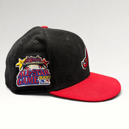 Atlanta Braves New Era 59FIFTY Corduroy Fitted Hat Size 7 5/8
