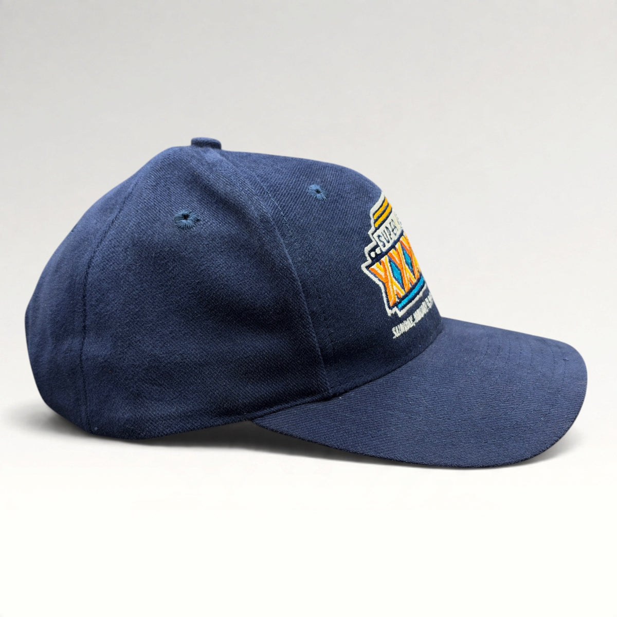 Super Bowl XXXIII Miami 1999 Logo 7 Snapback Hat