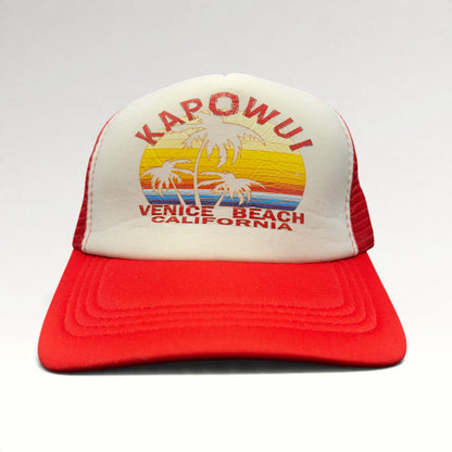Kapowui Venice Beach California Snapback Trucker Hat