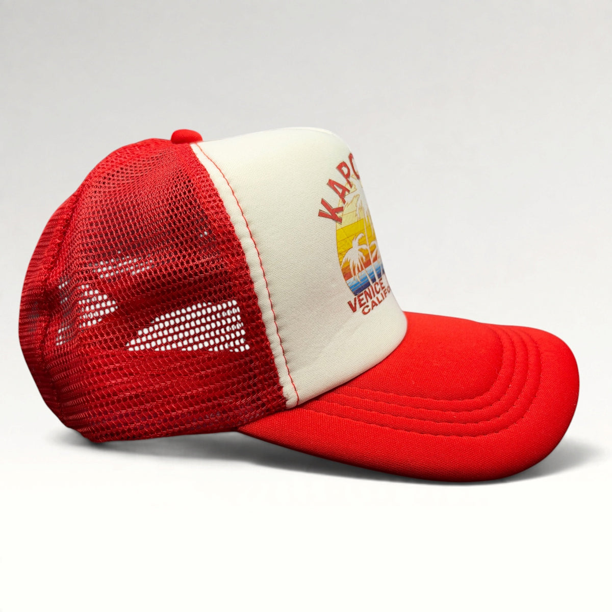 Kapowui Venice Beach California Snapback Trucker Hat