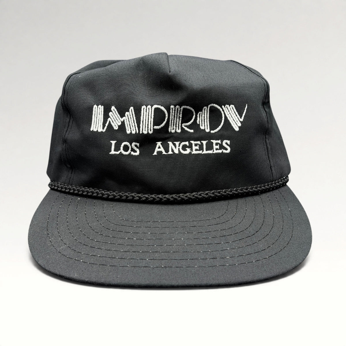 Improv Los Angeles Nissin Vintage 1990s Zipperback Rope Hat, photo 1