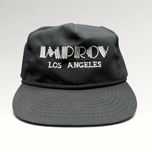 Improv Los Angeles Nissin Vintage 1990s Zipperback Rope Hat, photo 1