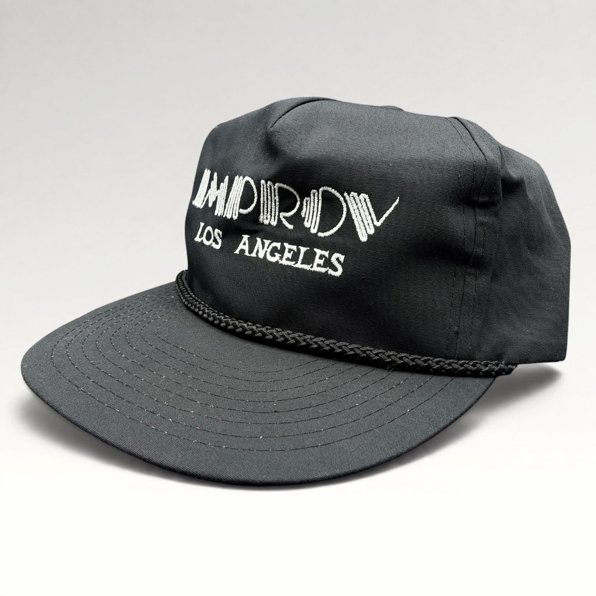 Improv Los Angeles Nissin Vintage 1990s Zipperback Rope Hat, photo 3
