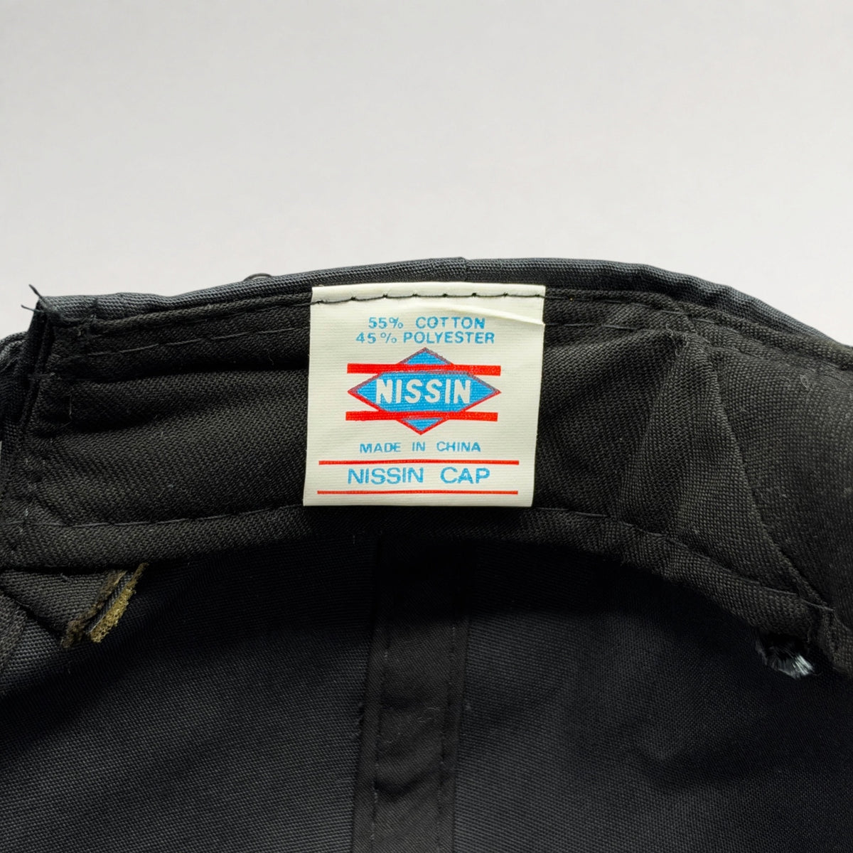 Improv Los Angeles Nissin Vintage 1990s Zipperback Rope Hat, photo 7