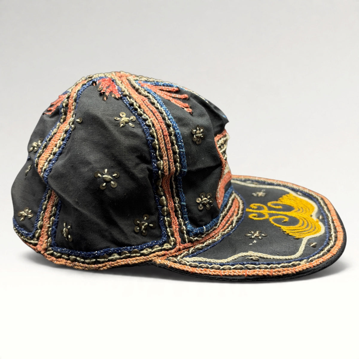 American Flag Handmade Burma Myanmar Vintage 1980s Fitted Hat OS, photo 5