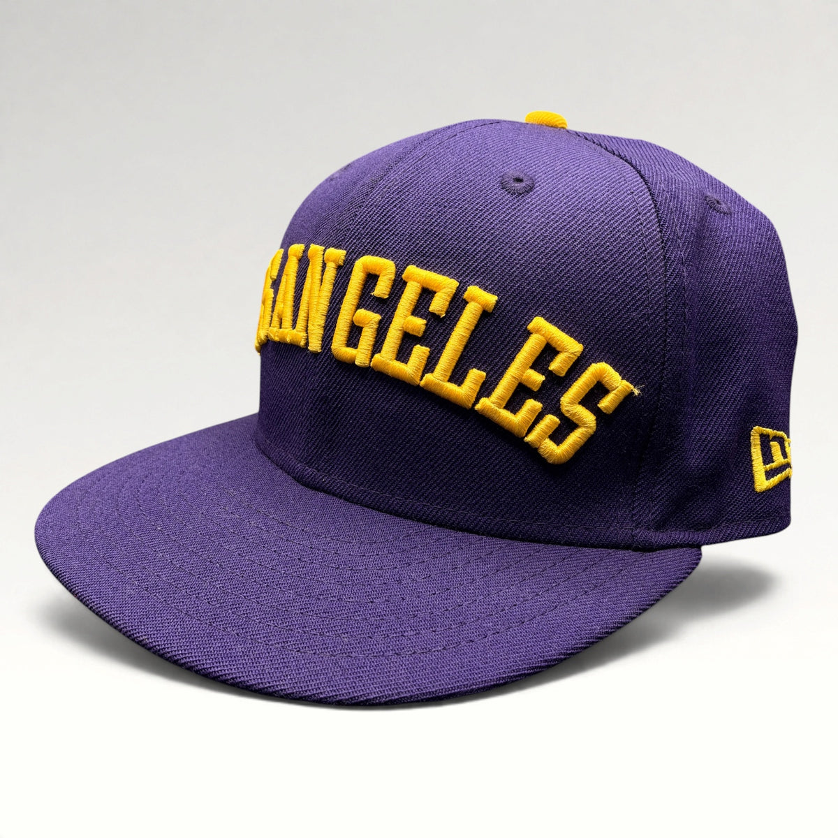 Los Angeles Dodgers Purple Gold New Era 59FIFTY Fitted Hat 7 3/8, photo 3