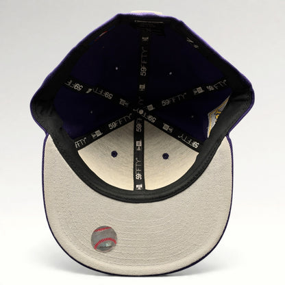 Los Angeles Dodgers Purple Gold New Era 59FIFTY Fitted Hat 7 3/8, photo 6