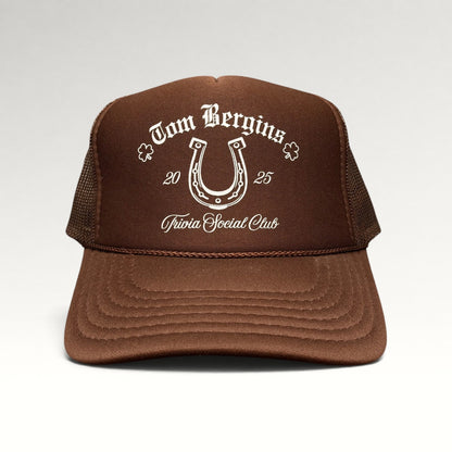 Tom Bergin's Trivia Social Club 2025 Rope Front Snapback Trucker Hat, photo 1