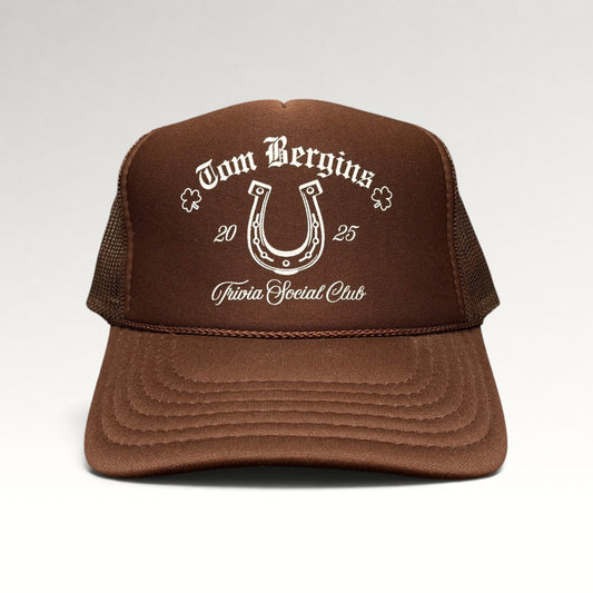 Tom Bergin's Trivia Social Club 2025 Rope Front Snapback Trucker Hat, photo 1