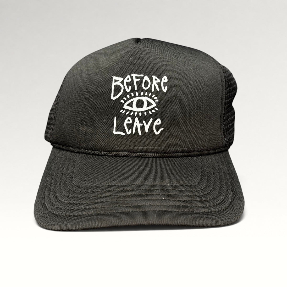 Before Leave Rope Front Snapback Trucker Hat, photo 1