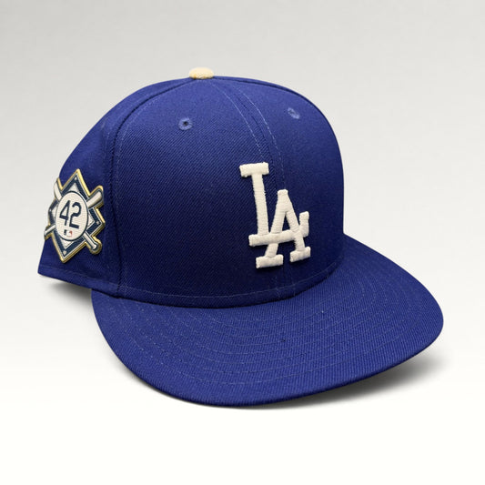 Los Angeles Dodgers Jackie Robinson New Era 59FIFTY Fitted Hat Size 7 1/2 view 2