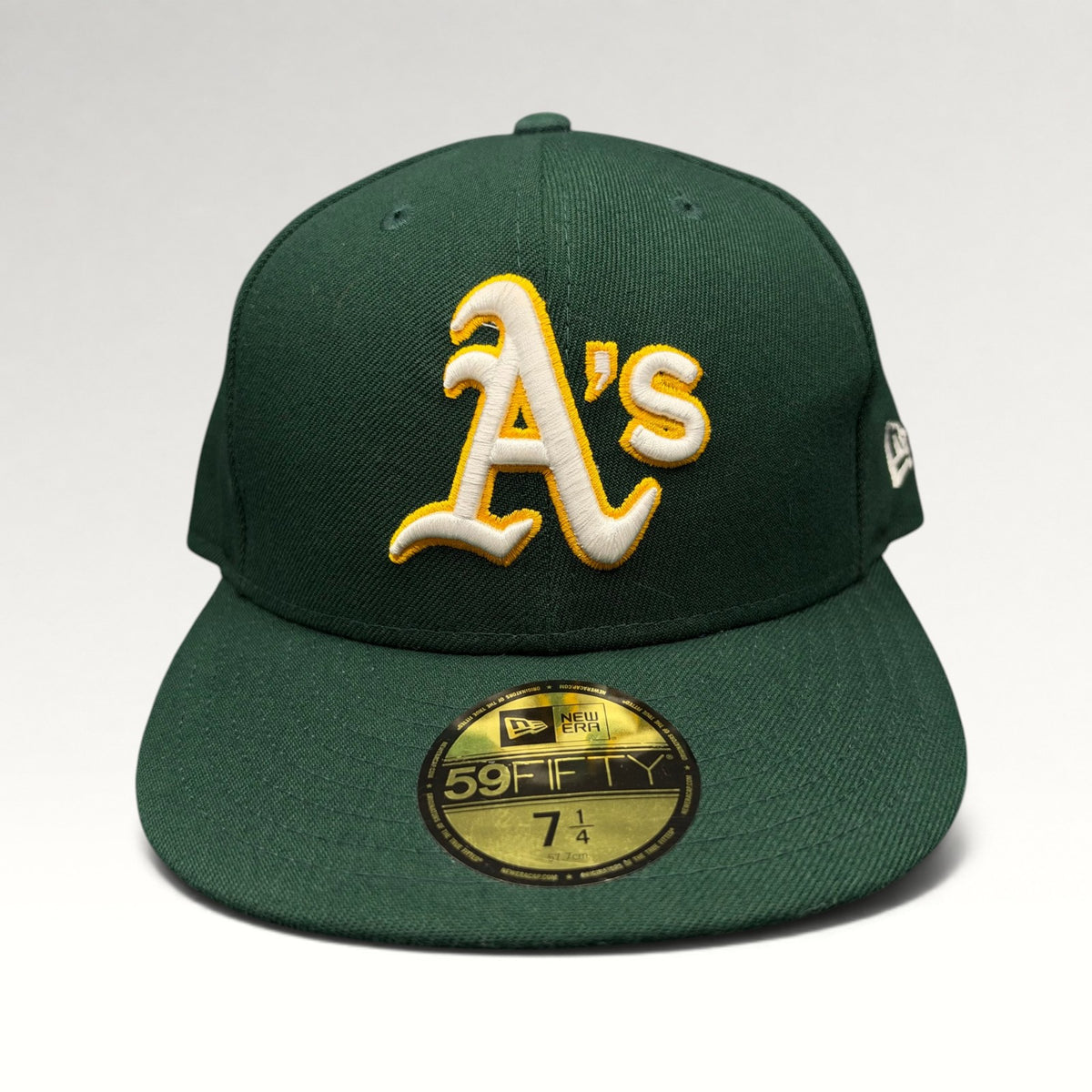 Oakland Athletics New Era 59FIFTY Fitted Hat Size 7 1/4 view 1