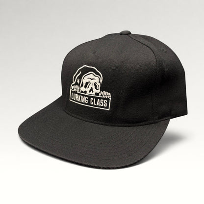 Lurking Class by Sketchy Tank Snapback Hat view 3