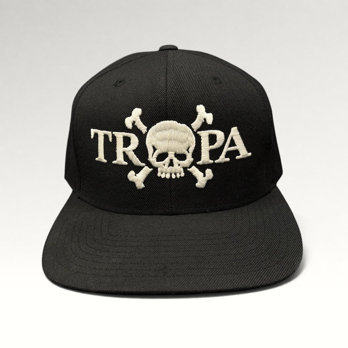 Tropa Skull and Crossbones Lids Snapback Hat view 1