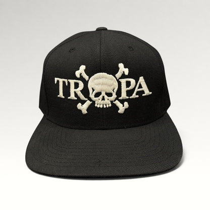 Tropa Skull and Crossbones Lids Snapback Hat view 1