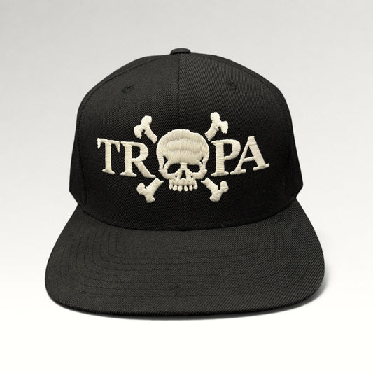 Tropa Skull and Crossbones Lids Snapback Hat view 1