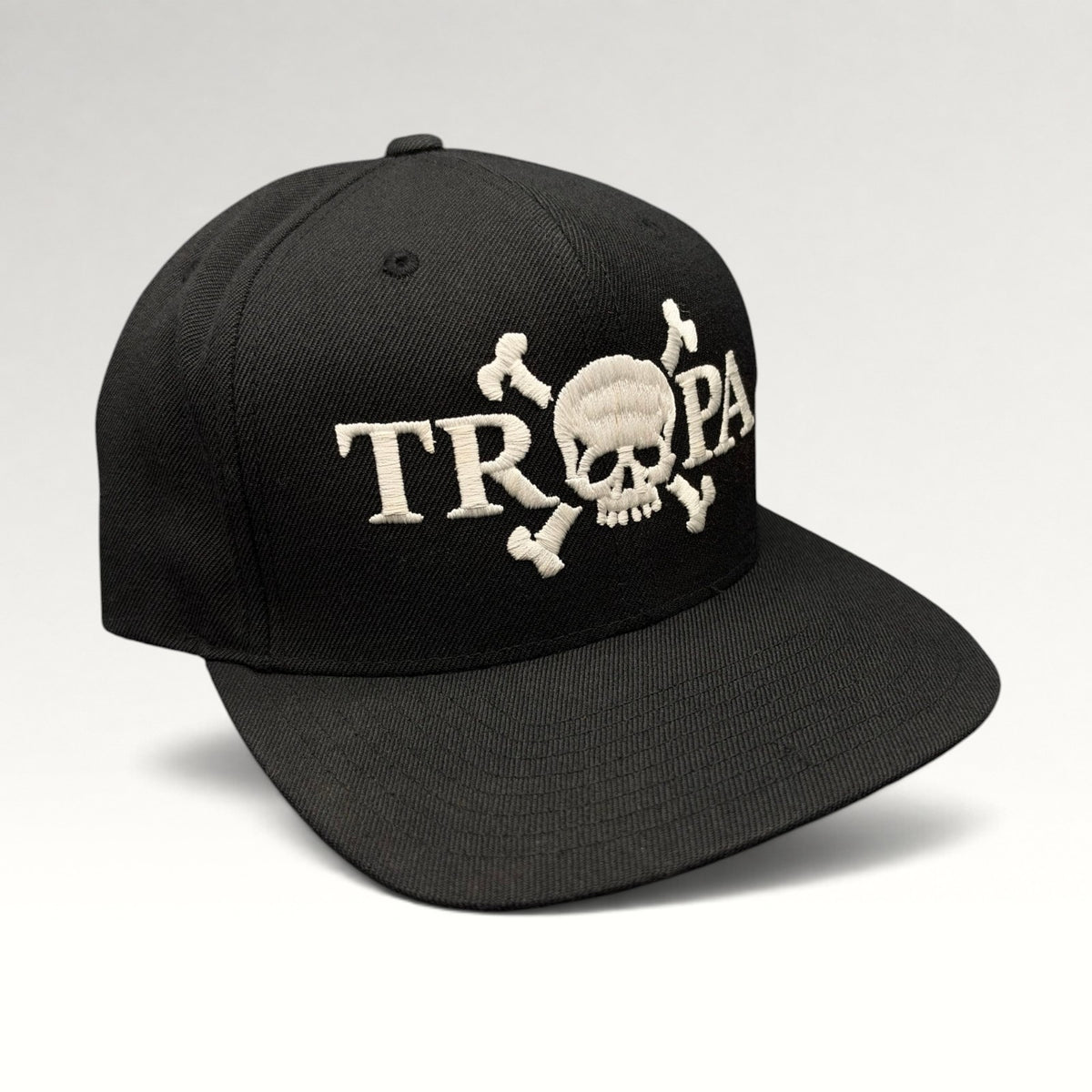 Tropa Skull and Crossbones Lids Snapback Hat view 2