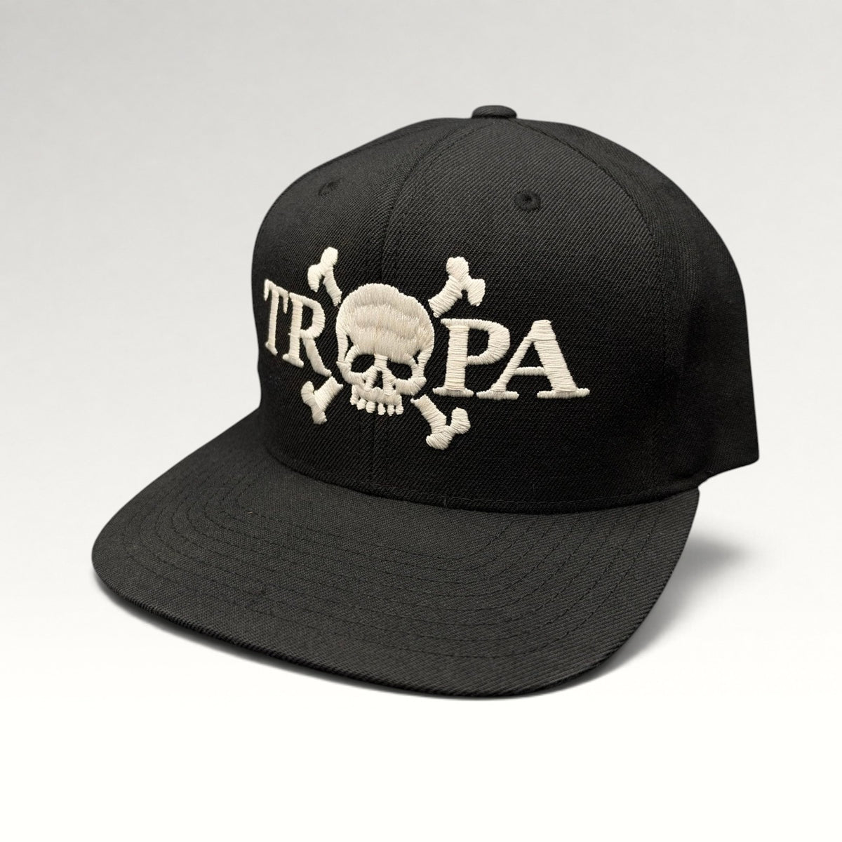Tropa Skull and Crossbones Lids Snapback Hat view 3