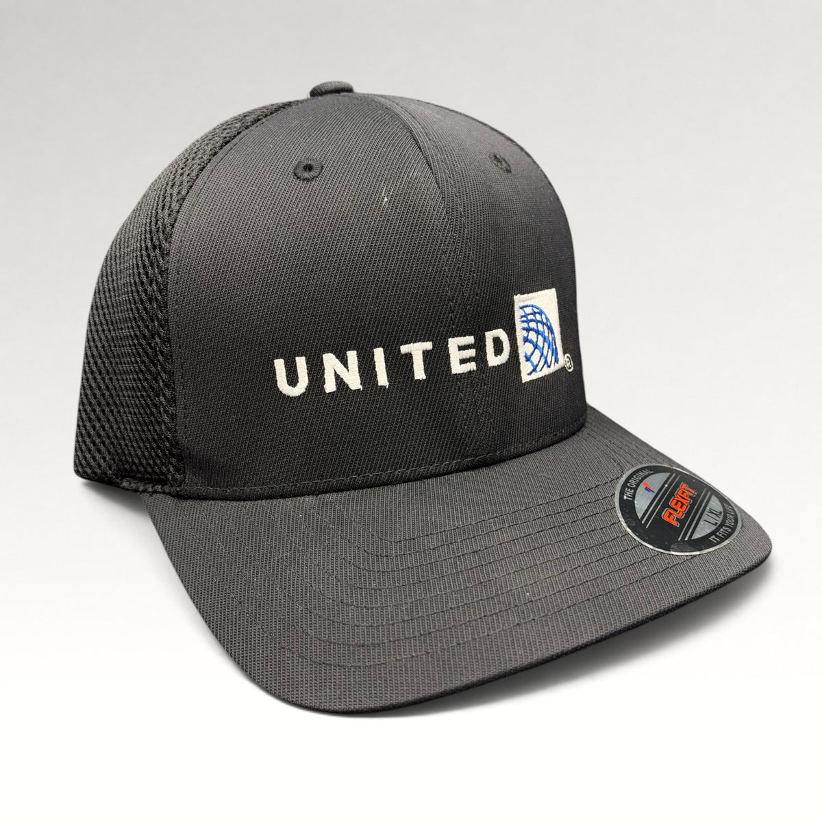 United Airlines Flexfit Stretch-Fit Trucker Hat Size L–XL view 2