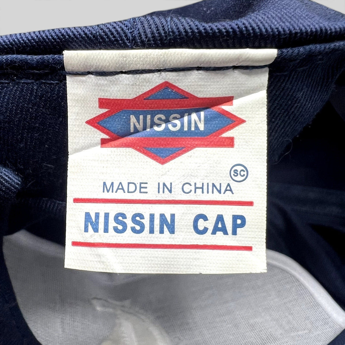 Vintage Cadiz & Lluis Real Estate Snapback Hat Nissin Cap Navy Promo