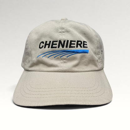 Front view of Cheniere Energy strapback golf hat