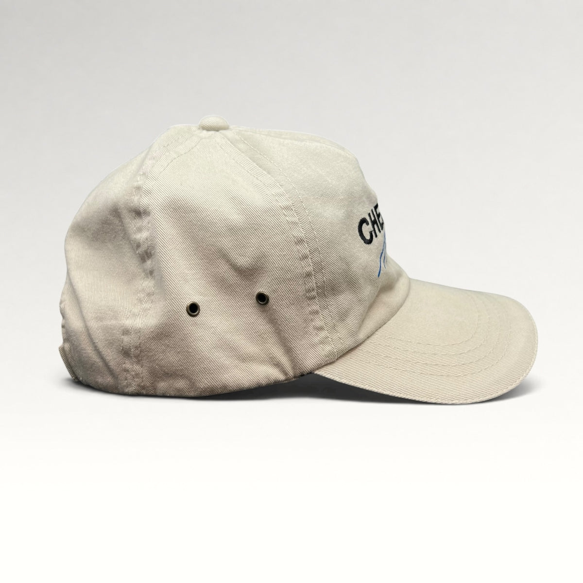 Opposite side view of Cheniere strapback hat