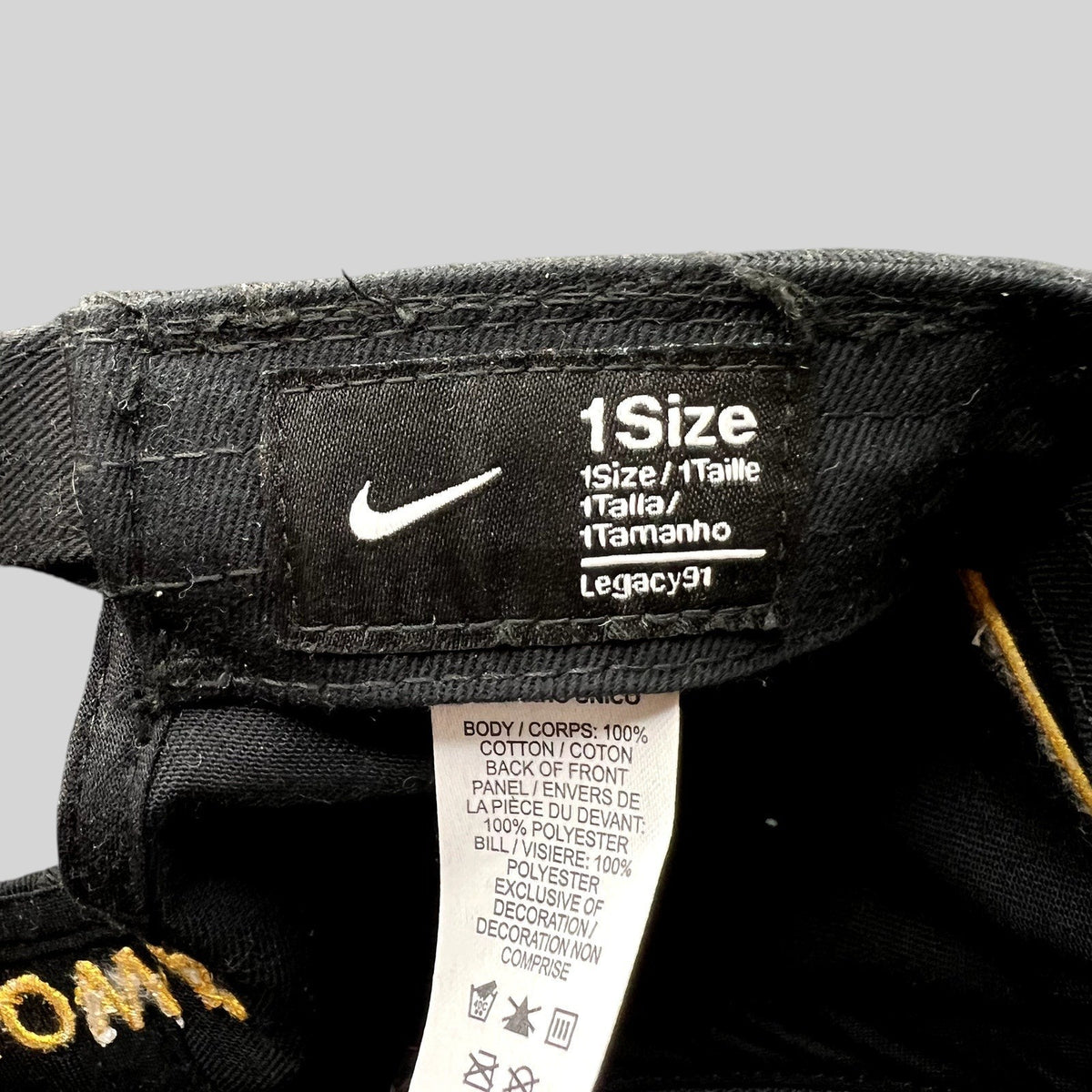 Nike Iowa Hawkeyes Camo Bill Strapback Hat Legacy91 Black