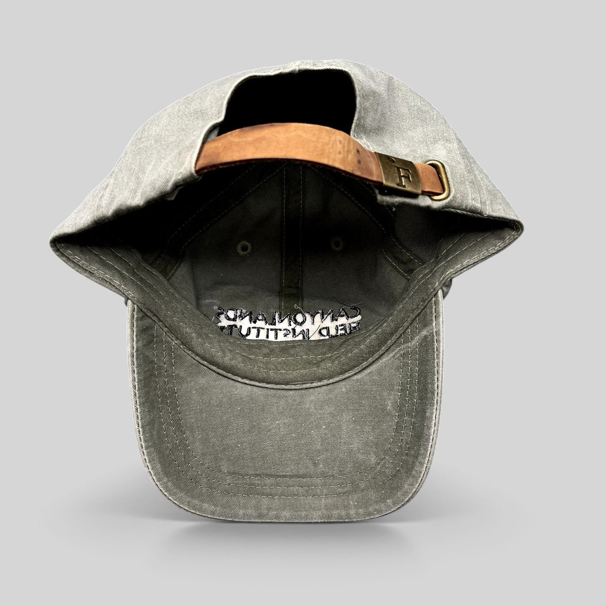 Vintage Canyonlands Field Institute Moab Utah Strapback Hat Leather Strap