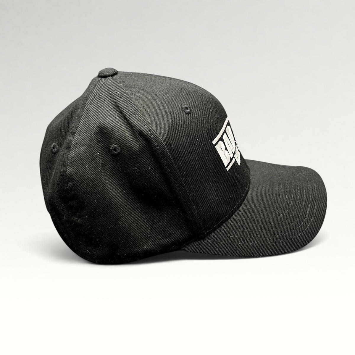 Raree Finds black Bad Boys Ride or Die crew hat with white embroidered logo on the front