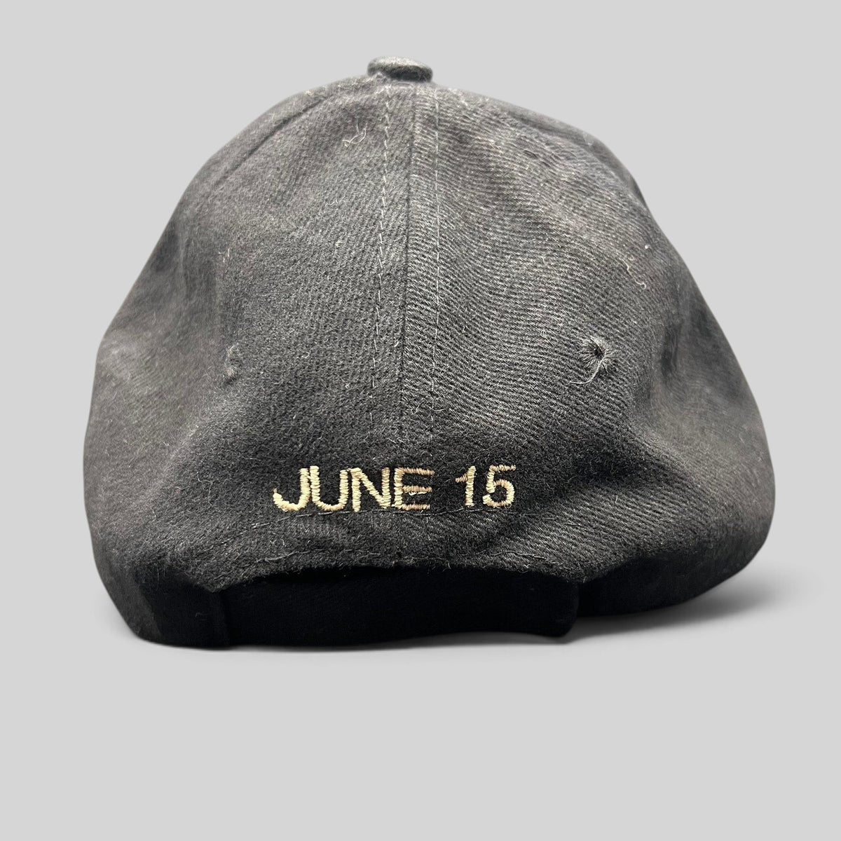 Raree Finds vintage 2005 Batman Begins movie promo cotton strapback hat with June 15 embroidery on the back