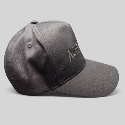 Raree Finds black Activision snapback hat with tonal embroidered logo and adjustable closure