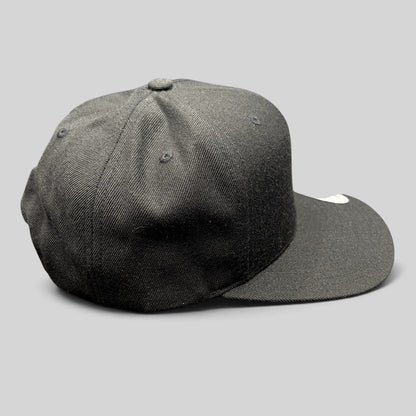 Raree Finds black Doogie Kamealoha M.D. Season 1 crew snapback hat with embroidered details on a Yupoong blank
