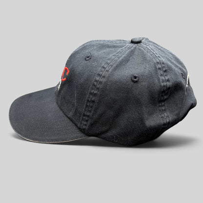Raree Finds black cotton strapback hat with CMC Fire Science Instructor embroidery and low-profile fit