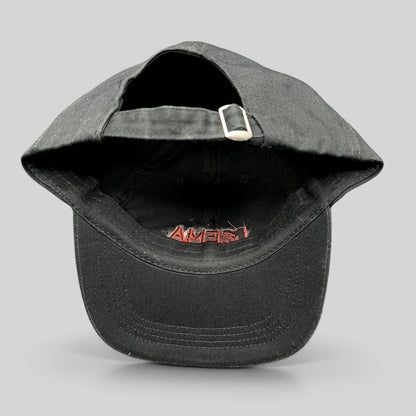 Raree Finds black Beechfield strapback hat with red MTV EMA Düsseldorf 2022 embroidery on the inner brim