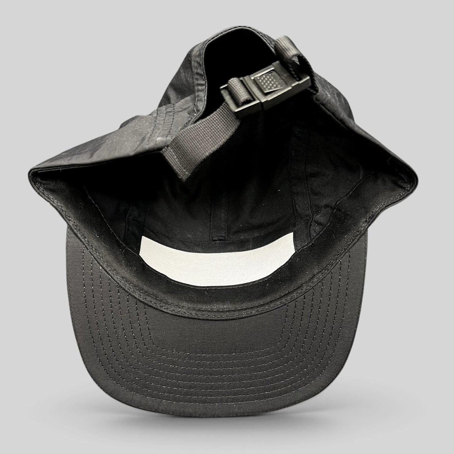 Raree Finds Rockstar Games black nylon 5-panel camp cap with adjustable web strapback closure and flat brim