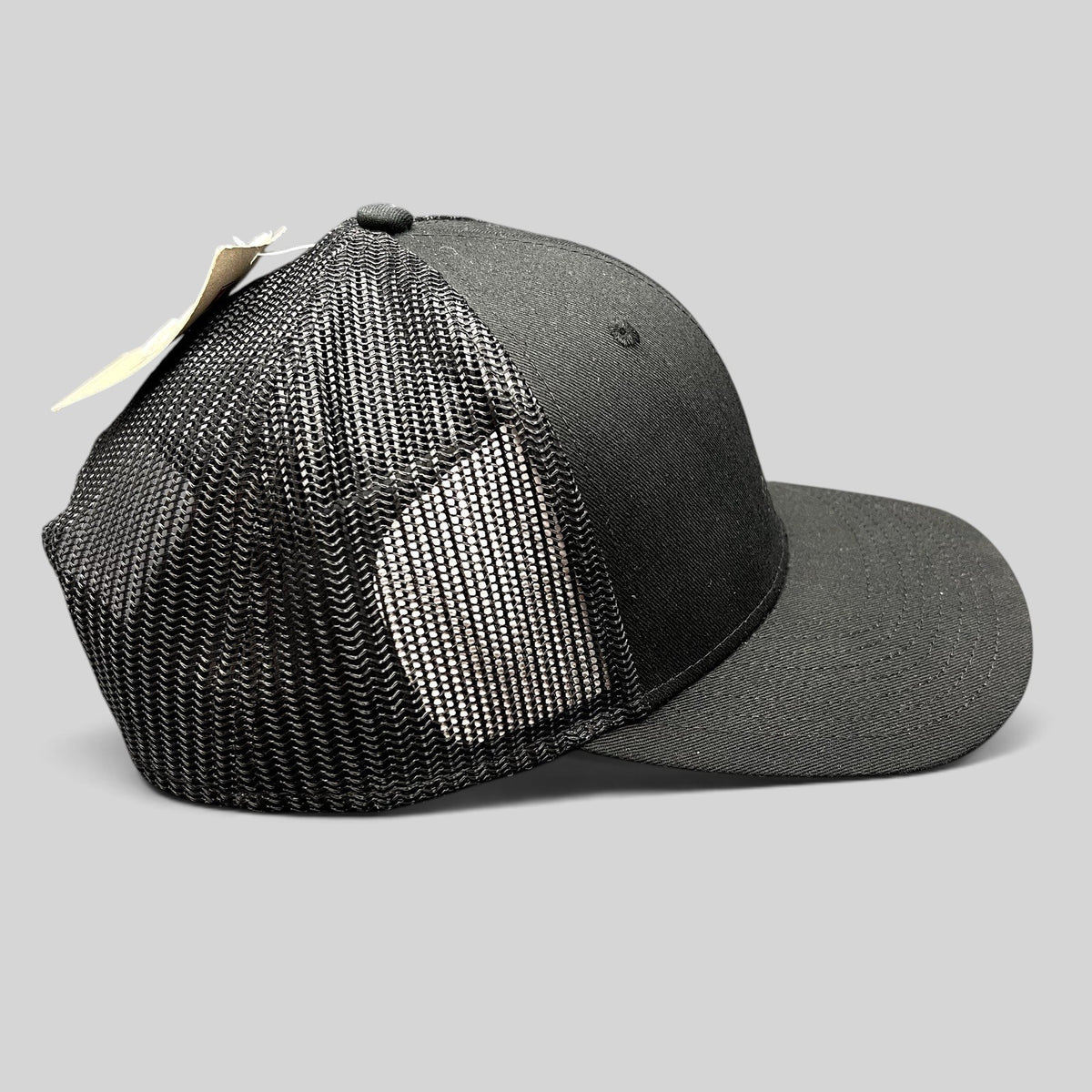 Raree Finds black American Ninja Warrior crew trucker snapback hat with mesh back panels and curved brim