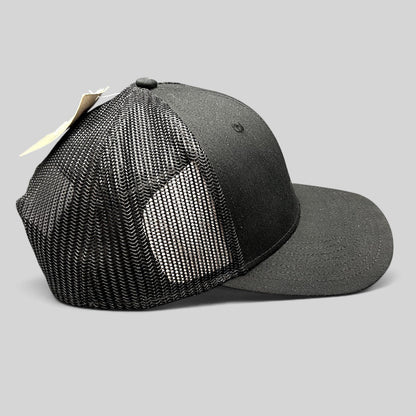 Raree Finds black American Ninja Warrior crew trucker snapback hat with mesh back panels and curved brim