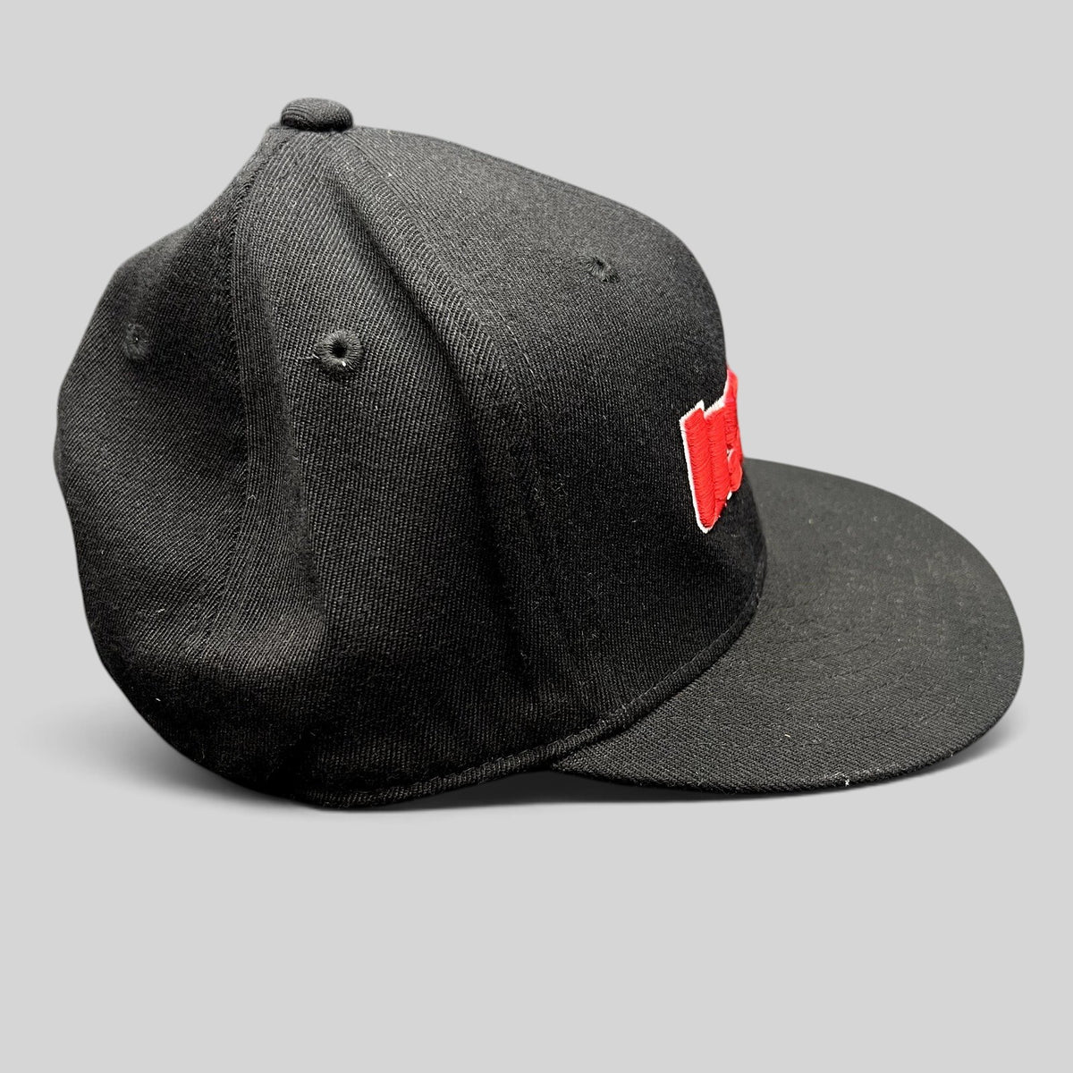Raree Finds black Flexfit hat from the 2011 USASA National Championships with red USA50 embroidery on the front