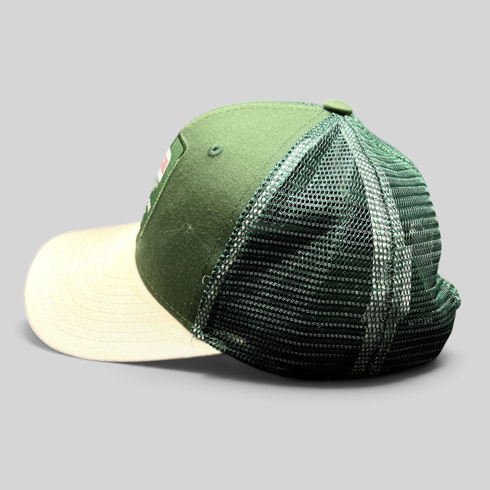 Raree Finds FIFA World Cup Qatar 2022 Cameroon CMR green and white snapback trucker hat with mesh back panels