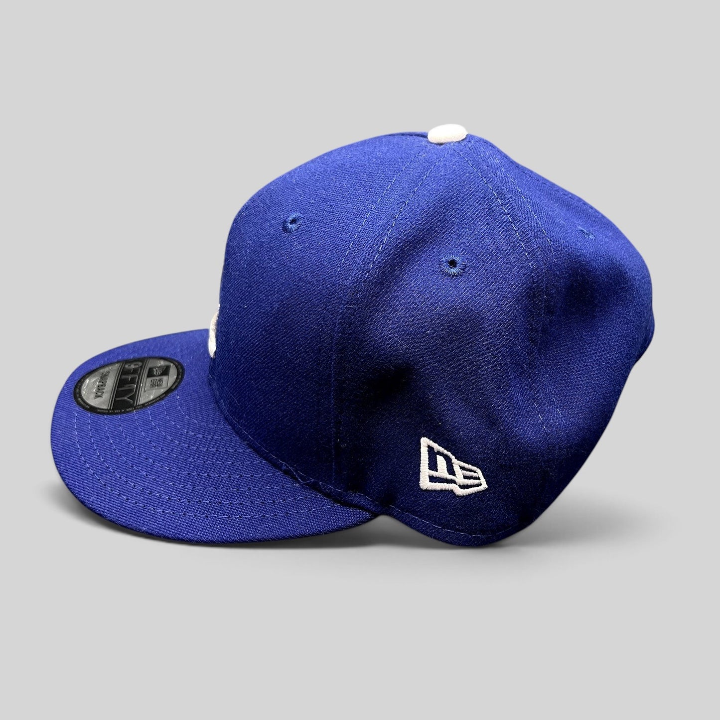 Raree Finds royal blue New Era 9FIFTY Los Angeles Dodgers snapback hat with white side logo embroidery