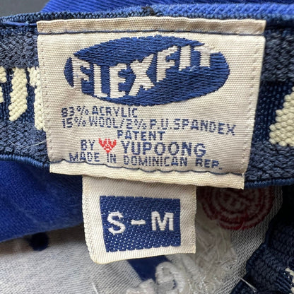 Raree Finds vintage Element Flexfit hat interior tag showing material blend and size S-M