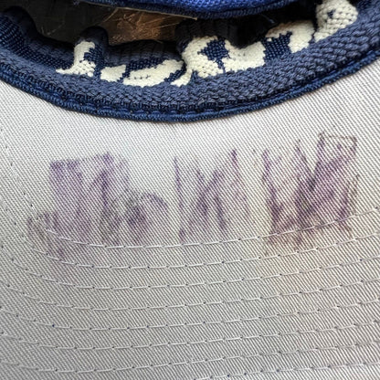 Raree Finds vintage Element skate hat showing handwritten ink marking on the underside of the light grey brim